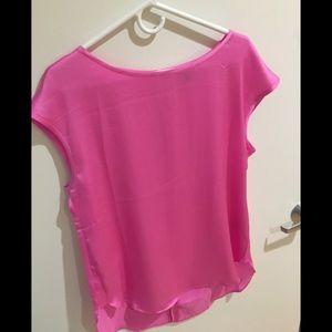 Women’s banana republic Hot pink long tank